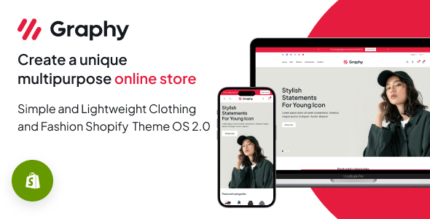 Graphy – Simple and Lightweight Clothing and Fashion Shopify Theme OS 2.0